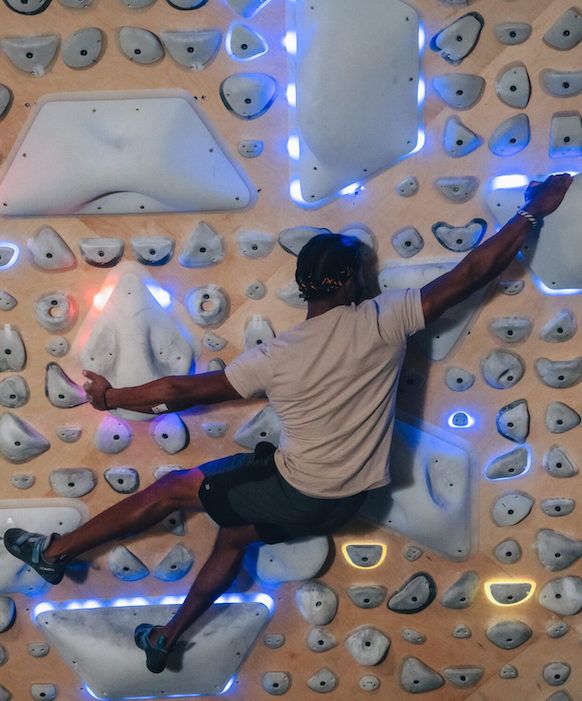 Brooklyn Boulders Arcade Climbing Solo